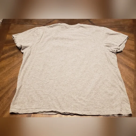 Mens XL Gray Graphic T-Shirt - On Lake Time - Picture 6 of 12